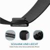Compatible Metal Stainless Steel Woven Magnetic Replacement Band for Garmin Venu X1, Quick Release, One Size view 3