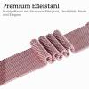 Compatible Metal Stainless Steel Woven Magnetic Replacement Band for Garmin Venu X1, Quick Release, One Size view 4