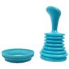 Mini Sink Plunger, Handheld Drain Cleaner for Sinks, Bathrooms, Showers, and Kitchens view 1