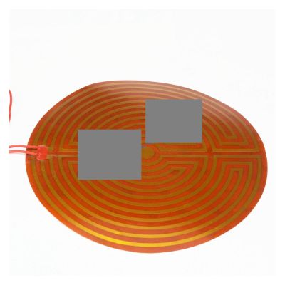 JMVLVLOA 160 mm 110 W 12 V DC Flexible Round Polyimide Film Heater