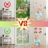 Adjustable Magnetic Insect Screen Door 163 x 255 cm, Light-Transmitting, Easy Installation, Self-Closing, White view 4