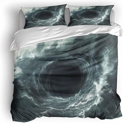 Vortex Sea Abyss 3D Bedding Set, 135 x 200 cm