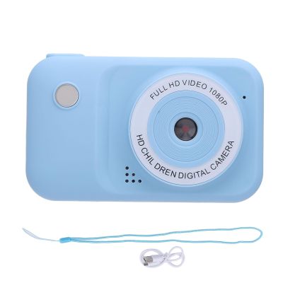 3MP HD Dual-Lens Digital Video Camera for Kids, Blue