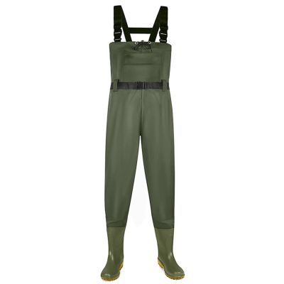 CYHTYM Lightweight Waterproof Waders for Men and Women, Fishing, Farming, and Car Washing (Green, EU 37)