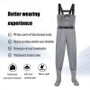 CYHTYM Lightweight Waterproof Waders for Men and Women, Fishing, Farming, and Car Washing (Green, EU 37) view 4