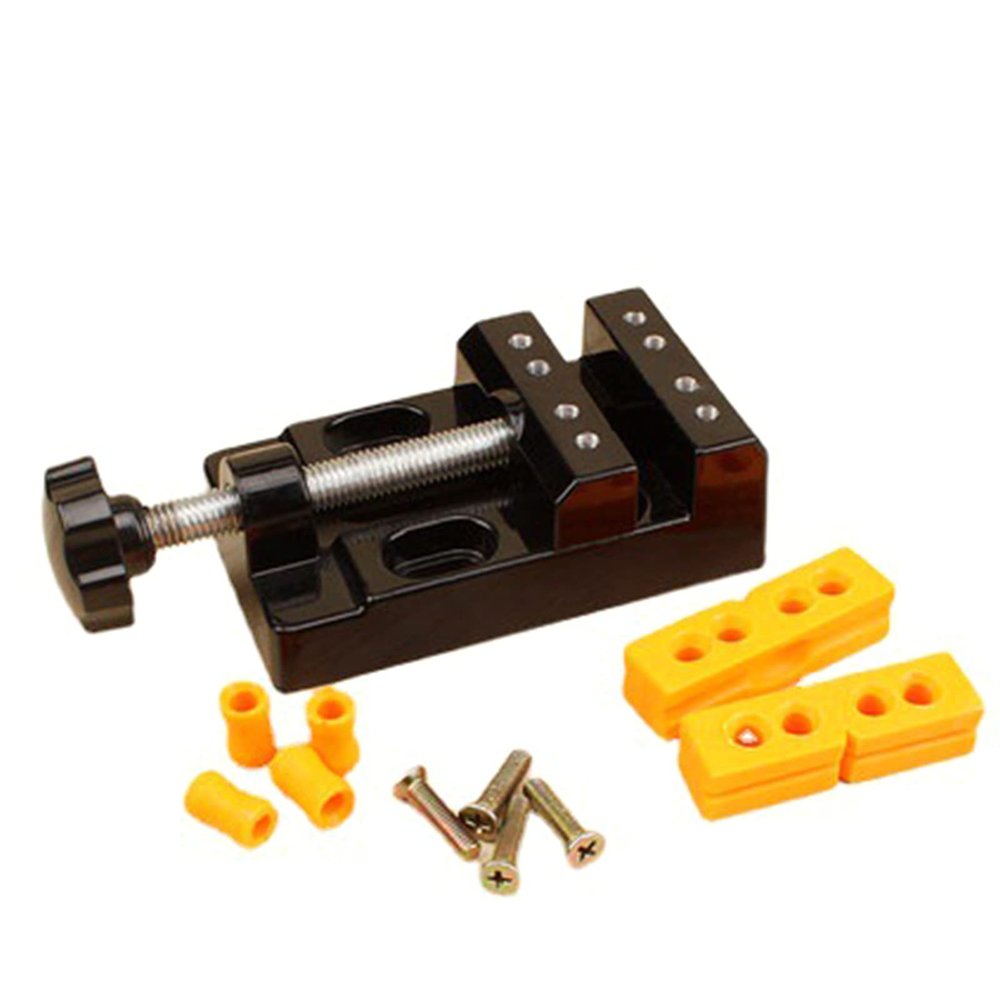 Adjustable Jaw Bench Clamp, Drill Press Vise, Repair Tool, Crafting, Multi-Purpose Fixture, Jewelry Tool
