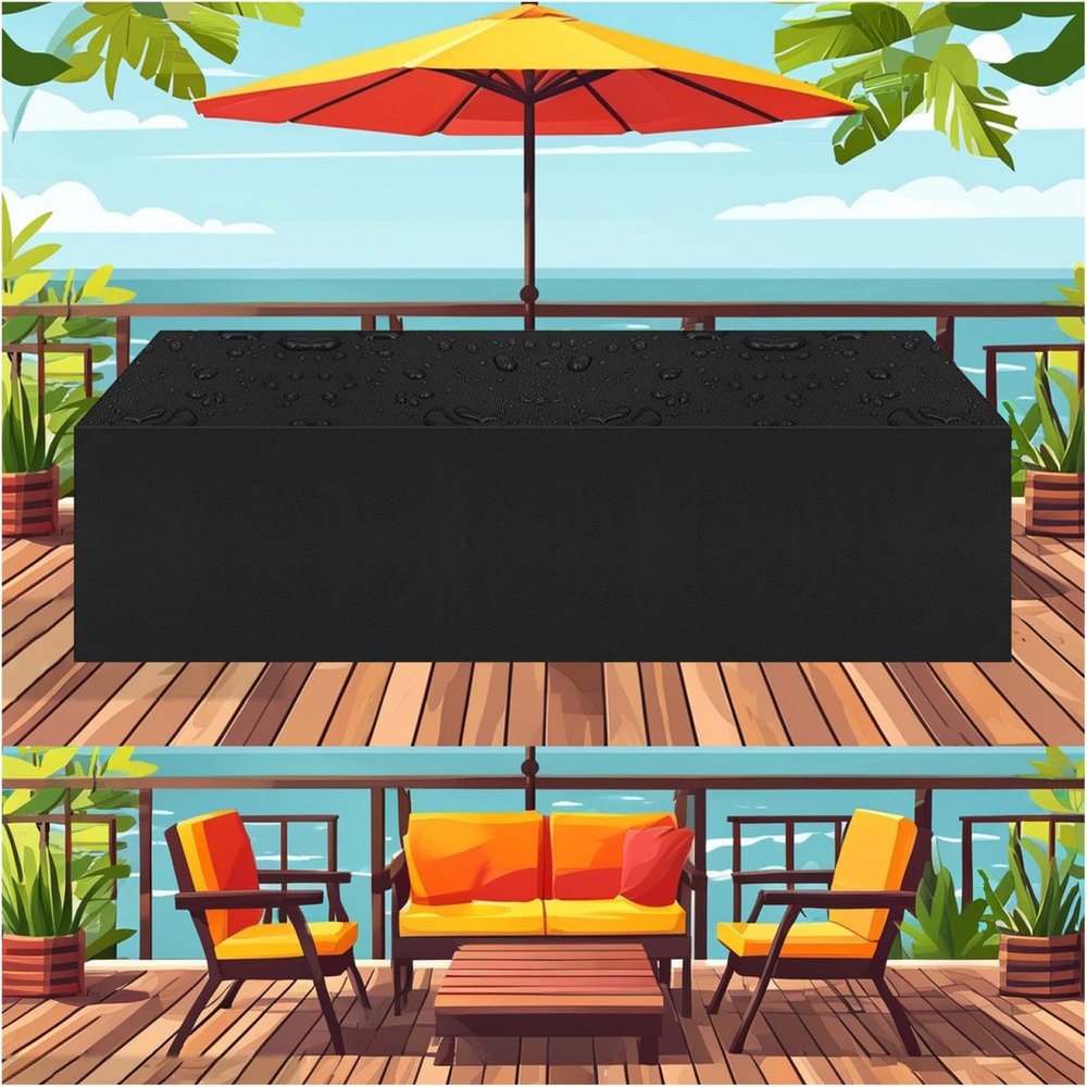 AJALGZ Waterproof Outdoor Furniture Cover, 140 x 65 x 50 cm