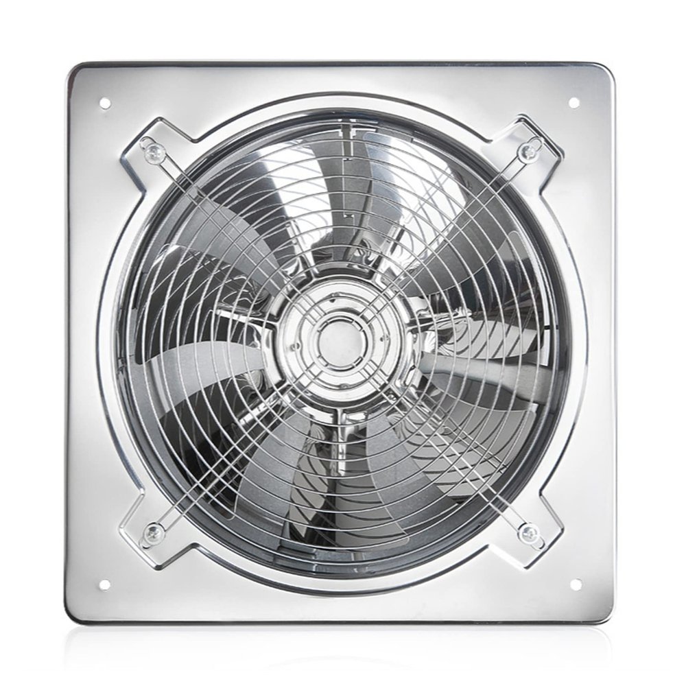 UQACHG 6/8-Inch Stainless Steel Exhaust Fan with Automatic Backdraft Damper (6-Inch-AU)