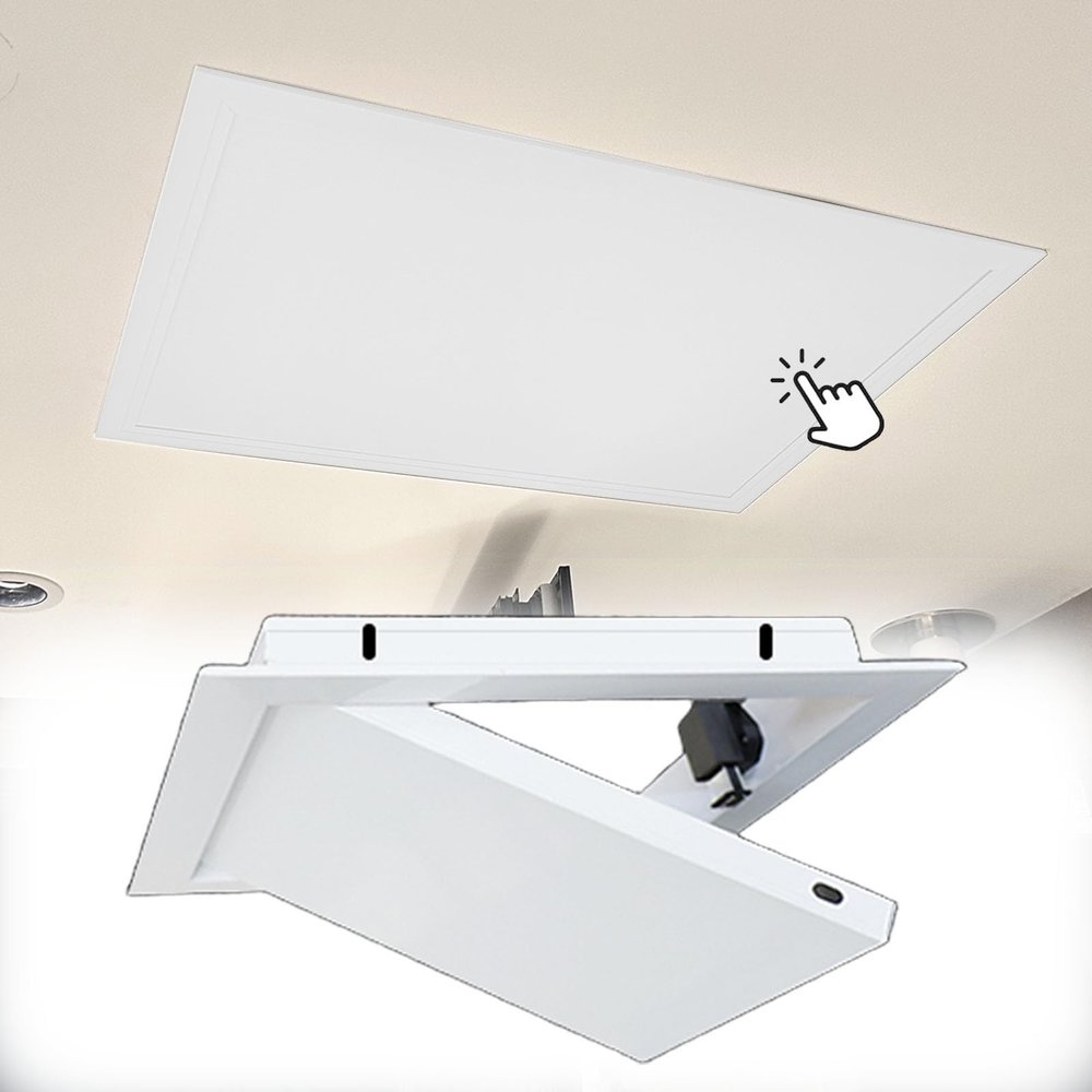 Metal Drywall Access Panel, Push-to-Open/Close