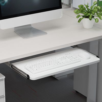 TapferBahn Under-Desk Wooden Keyboard Tray