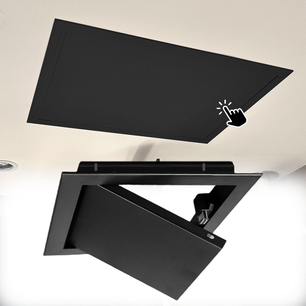 Drywall Access Panel, Metal, Push-to-Open/Close