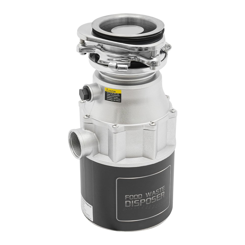 3/4 HP 3,600 RPM Electric Kitchen Waste Disposer, 1,150 mL, with Air Switch