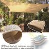 ENEN Rectangular HDPE Sun Shade Sail, Beige, 2.5 x 3 m view 2
