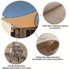 ENEN Rectangular HDPE Sun Shade Sail, Beige, 2.5 x 3 m view 3