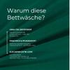 TEXTILOVE 3-Piece Bedding Set 200 x 220 cm, Bottle Green, Striped Damask Microfiber, OEKO-TEX 100 view 2