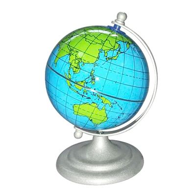 Creative World Globe with Metal Base, Graffiti-Style, Reusable