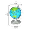 Creative World Globe with Metal Base, Graffiti-Style, Reusable view 4