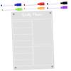Magnetic Acrylic Refrigerator Calendar Planner, Wipeable, 1 Pc view 1