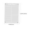 Magnetic Acrylic Refrigerator Calendar Planner, Wipeable, 1 Pc view 2