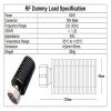 50 W Coaxial Fixed RF Dummy Load, 7/16 DIN Plug, 50 Ohm, DC–4 GHz, 105 × 60 mm (3 GHz) view 4