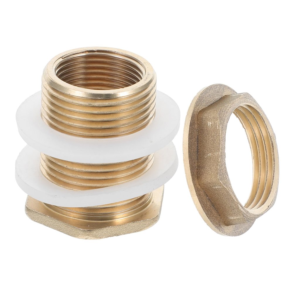 ULTECHNOVO Brass Adapter for Water Tanks, Male and Female Threads, for Aquariums and Rain Barrels