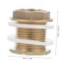 ULTECHNOVO Brass Adapter for Water Tanks, Male and Female Threads, for Aquariums and Rain Barrels view 2
