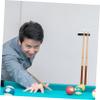 Toddmomy Black Plastic Pool Cue Rack with Multiple Holes, Wall-Mounted Billiard Cue Holder view 2