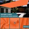 nvdsivee Rectangular Balcony Privacy Screen Sun Shade, Waterproof, 95% UV Protection, Orange, 3 x 4 m view 4