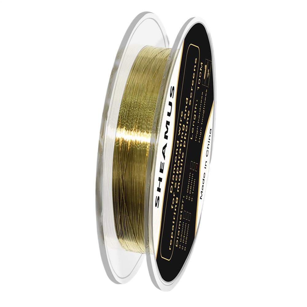 Glass Screen Cutting Wire, 100 m, 0.03–0.08 mm, for Phones, Laptops and Tablets
