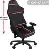 4-Piece Stretch Gaming Chair Cover Set with Armrest Covers view 3