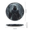 Grim Reaper Refrigerator Magnets, Round Reusable Decorative Magnets view 2