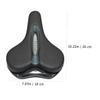 VANZACK Black Comfort Bicycle Saddle with Pressure Relief view 2