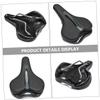 VANZACK Black Comfort Bicycle Saddle with Pressure Relief view 4