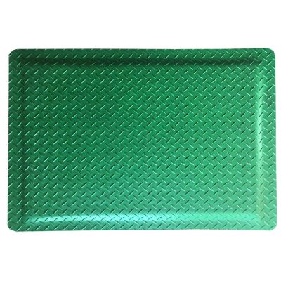 Anti-Fatigue Mat, Heavy-Duty Industrial Workplace Mat, Non-Slip 20 mm Foam Mat for Outdoor Kitchens, Restaurants and Bars, Customizable, Green, 100 x 100 x 2 cm