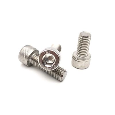 Blind-Hole Knurled Nuts, 5/10/50 pcs, DIN912, M1.4–M8, A2-70 304 Stainless Steel, Flat Head, Six-Lobe Drive (45 mm, M2, 50 pcs)
