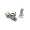 Blind-Hole Knurled Nuts, 5/10/50 pcs, DIN912, M1.4–M8, A2-70 304 Stainless Steel, Flat Head, Six-Lobe Drive (45 mm, M2, 50 pcs) view 1