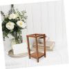 SHINEOFI Wooden Flower Stand for Weddings and Events, Rustic Design view 4