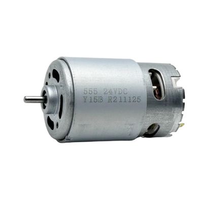 555 Electronic Starter, DC 6–24 V, 23,000 RPM, High-Speed, Dual Ball Bearing with Cooling Fan for Vacuum Cleaner, Drill, and Lawn Mower Motors