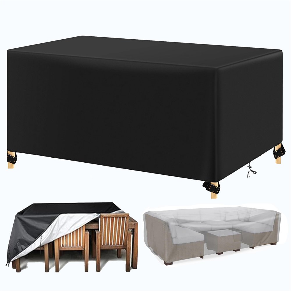 Waterproof Garden Table Cover, 160 x 85 x 75 cm, 420D Oxford Fabric