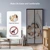 Magnetic Fly Screen Door 122 x 232 cm, No Drilling, Easy Installation, White view 4