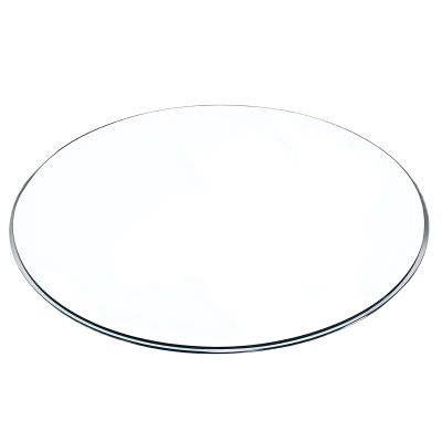 XOBRJQZ 8 mm Round Glass Tabletop, Replacement Top for Kitchen or Patio Tables, 550 mm (22 in)