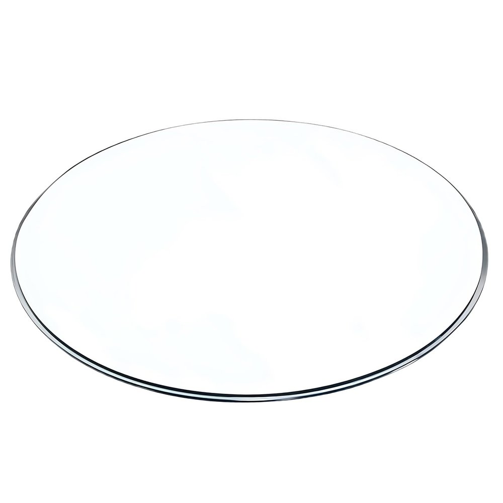 XOBRJQZ 8 mm Round Glass Tabletop, Replacement Top for Kitchen or Patio Tables, 550 mm (22 in)