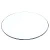 XOBRJQZ 8 mm Round Glass Tabletop, Replacement Top for Kitchen or Patio Tables, 550 mm (22 in) view 1