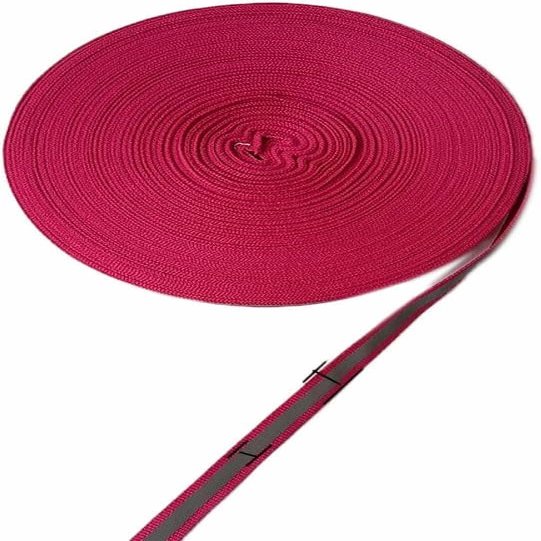 54.6-Yard Reflective Webbing, 0.39-Inch High-Visibility Strip for Sewing