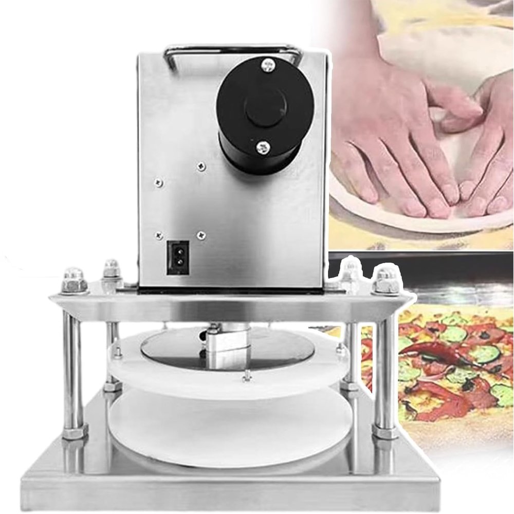 LHQYA Electric Pizza Dough Press, 22/25 cm Pressing Plate