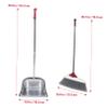 Household Broom and Stainless Steel Dustpan with Flexible Bristles view 2