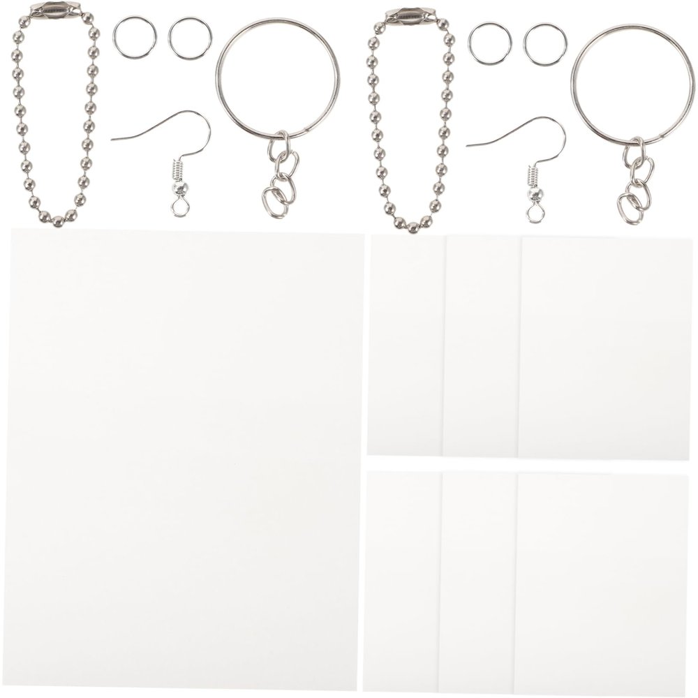 Artibetter Shrink Film Keychain Craft Kit