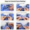 SAYEYBU Camouflage Net Roll, Blue, 8 x 13 m view 3