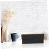 Paper Gift Box with Gold Rim and Window - Black Pack view 4