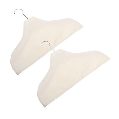 Hanger Covers, 2-Pack, Fabric, Non-Slip, for Suits and Jackets